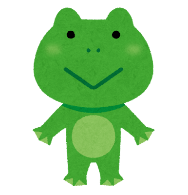 カエルのキャラクター