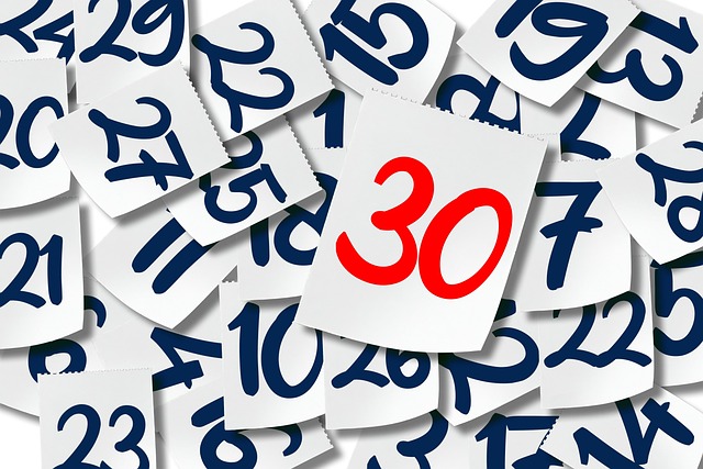 契約期間を表す様子